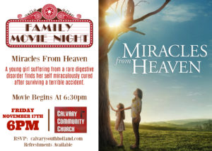 Movie Night at Calvary Community Church in South Holland, IL